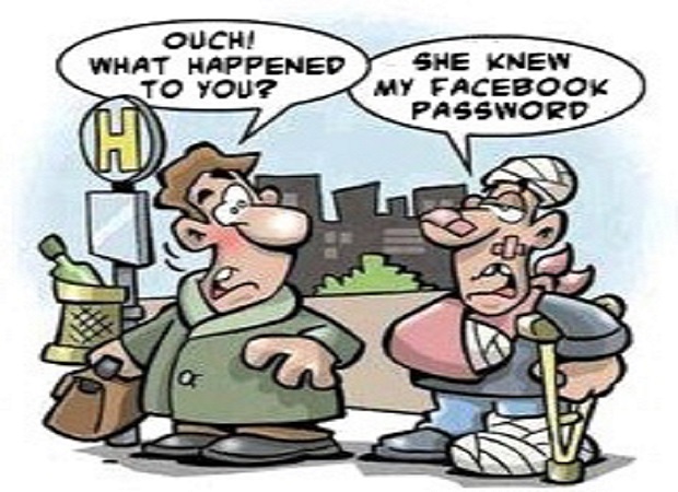 Facebook password