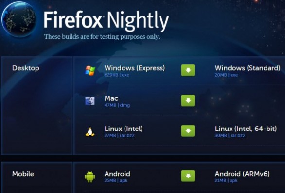 Firefox dice addio alle Nightly build per Windows a 64-bit