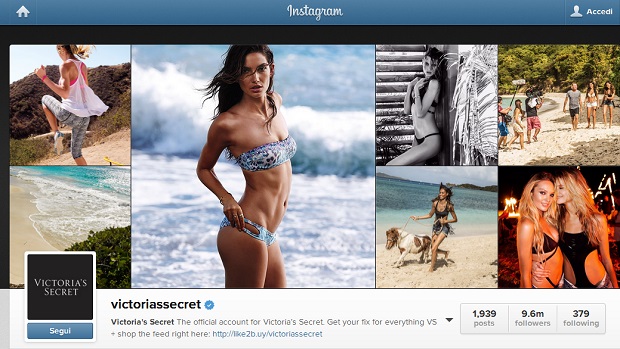 Instagram account Victoria-Secret