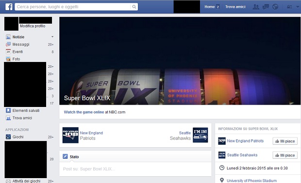 Facebook Super Bowl