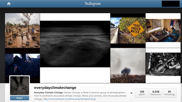 Instagram Everyday climate change