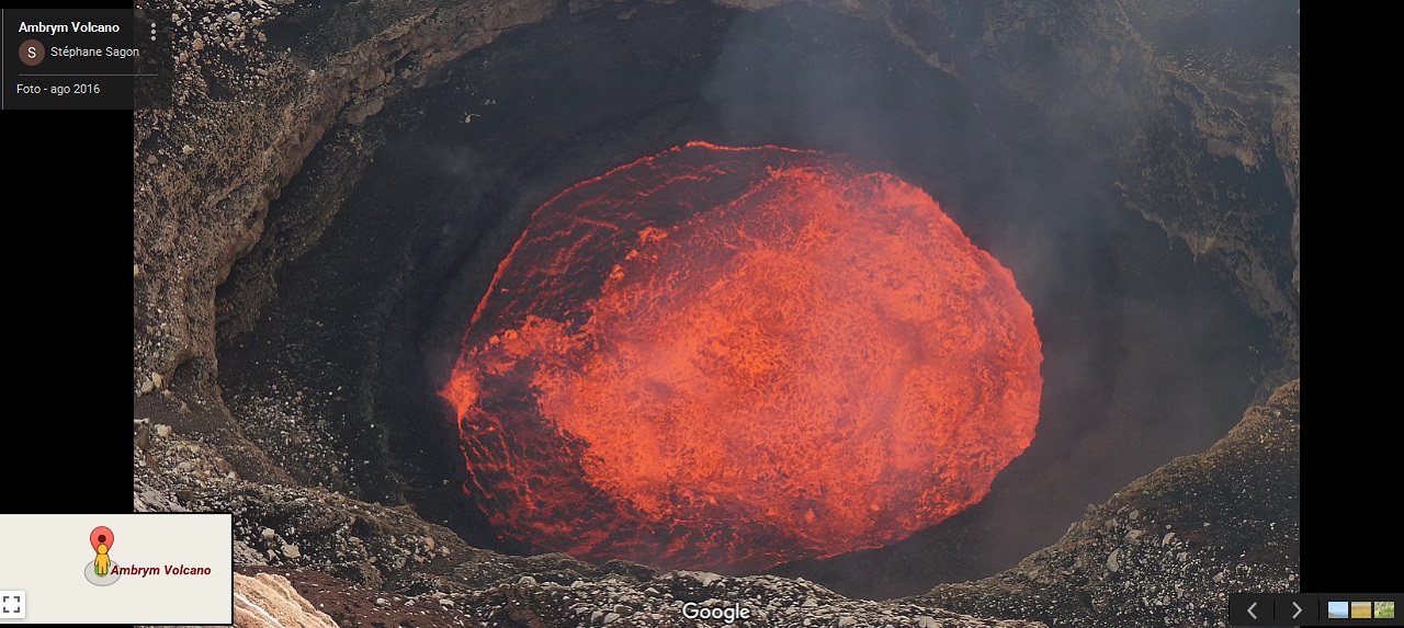 Google Maps Vulcano Ambrym Google Maps Vulcano Ambrym