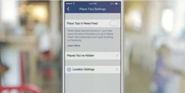 Facebook Place Tips