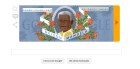 Immagini del Google Doodle di Nelson Mandela