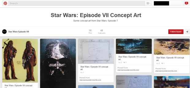 Bacheca Pinterest di Star Wars Episode VII