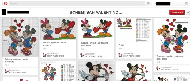 Bacheca Pinterest di Idea Punto Croce