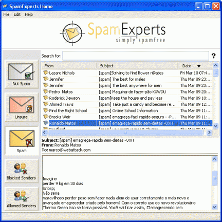FILTRO ANTISPAM OUTLOOK filtro antispam outlook: