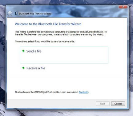 Bluetooth File Transfer For Windows 8