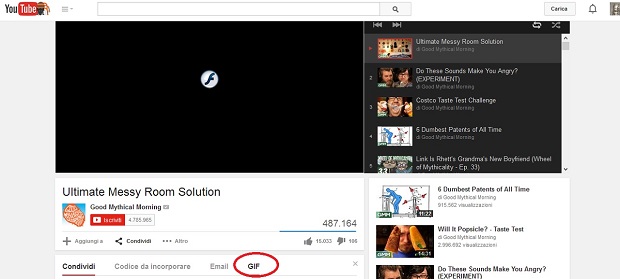 Youtube gif animate canale