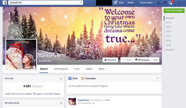 Pagina Facebook: SantaPark