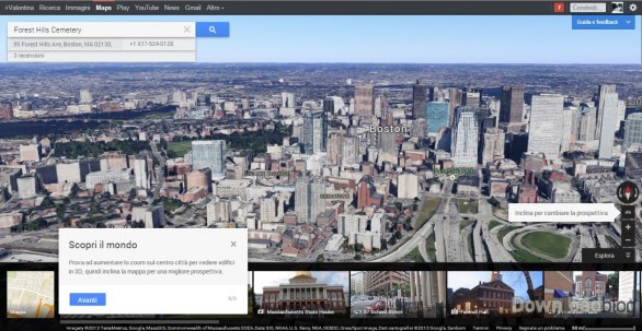 Tour di Google Maps