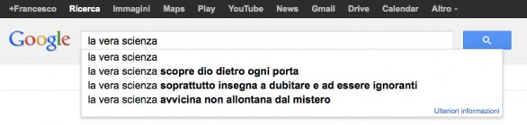 Google e le poesie della ricerca automatica