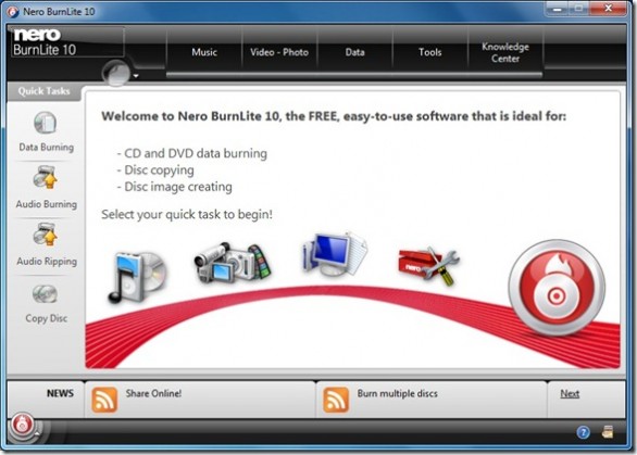 scarica nero per masterizzare cd e dvd gratis