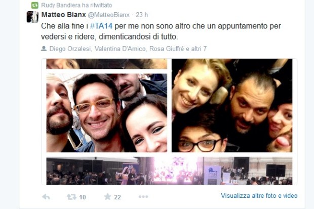 Collage su Twitter